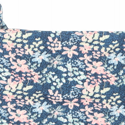 Kylie Girls Blue Floral  Basic Tank Size 12 Years