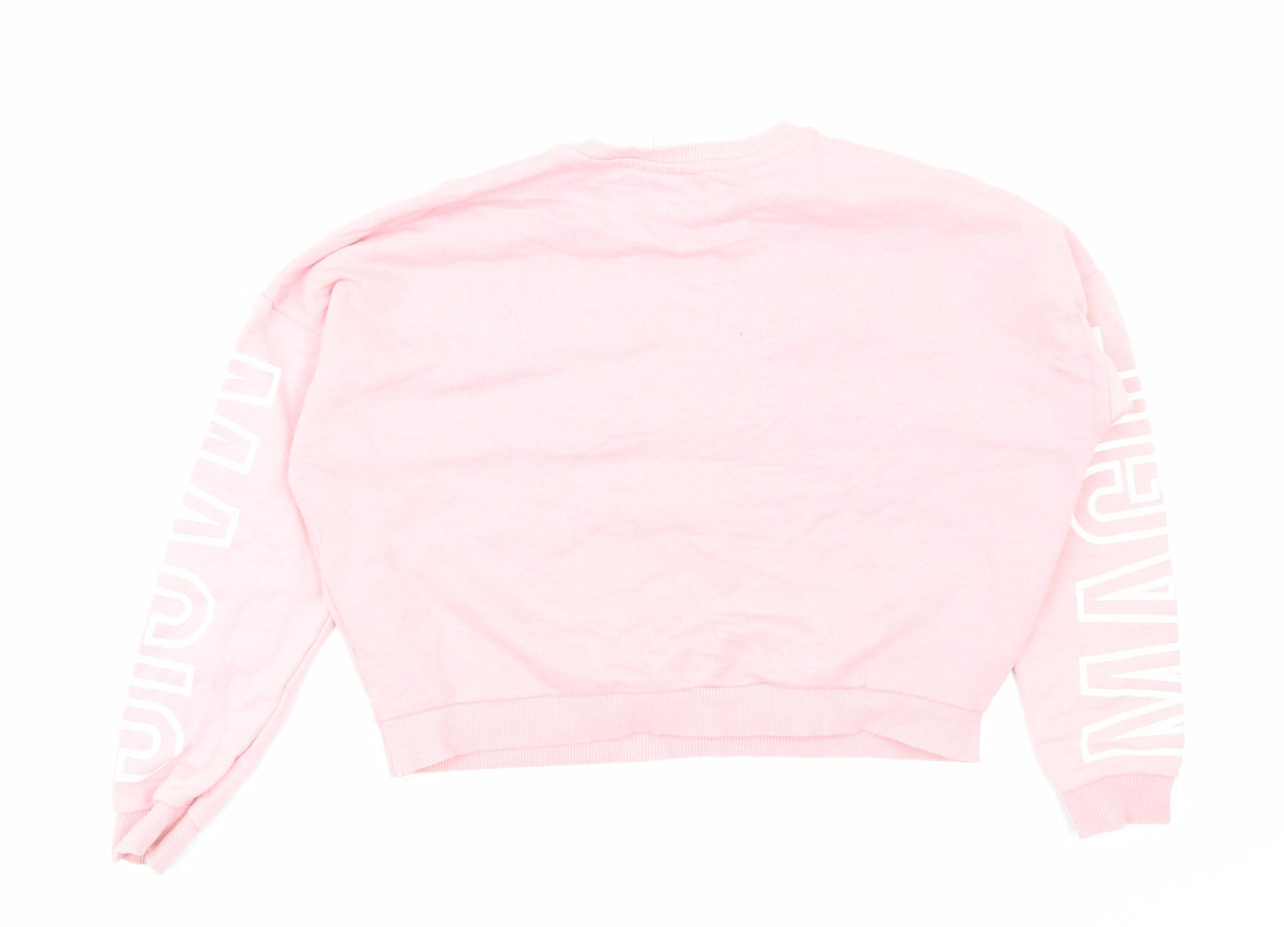 Primark Girls Pink   Pullover Sweatshirt Size 10-11 Years