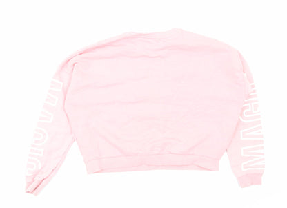 Primark Girls Pink   Pullover Sweatshirt Size 10-11 Years