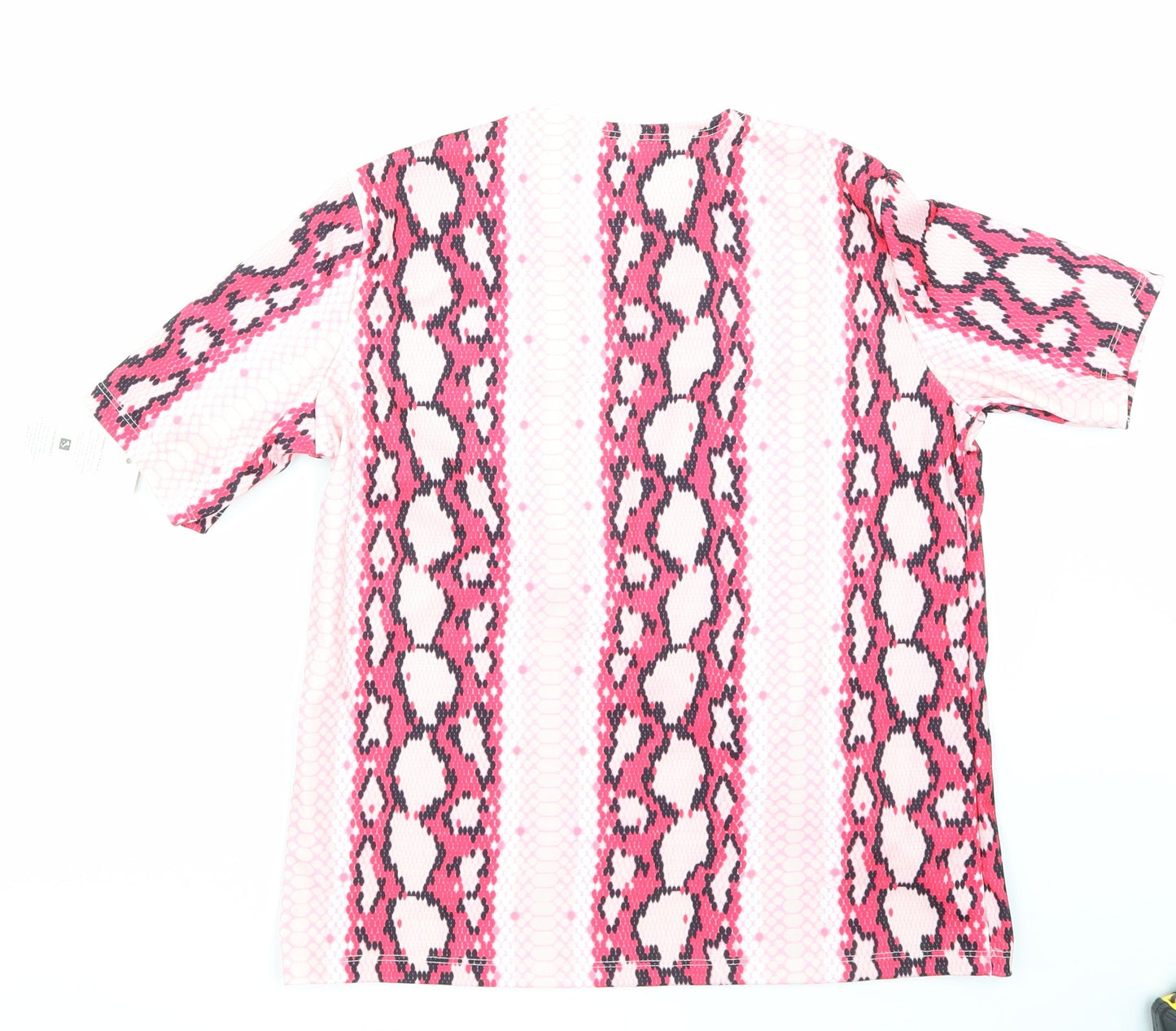 Womens UK Size 10 Moda Pink Basic T-Shirt