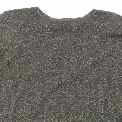 Womens UK Size L Oasis Gold Basic Blouse