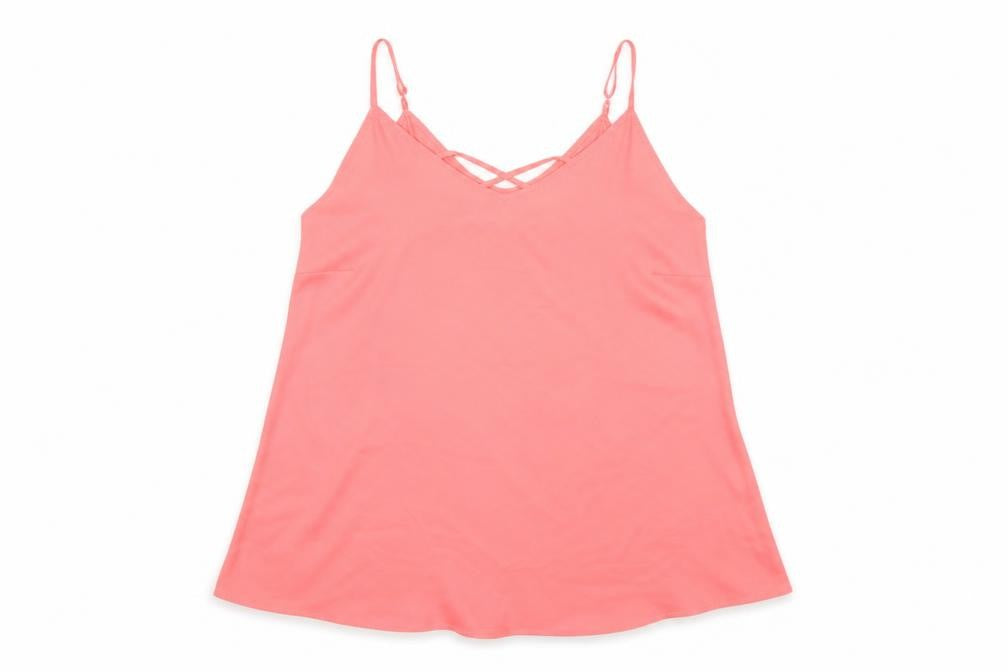 Womens UK Size 16 Yours Pink Basic Tank