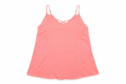 Womens UK Size 16 Yours Pink Basic Tank