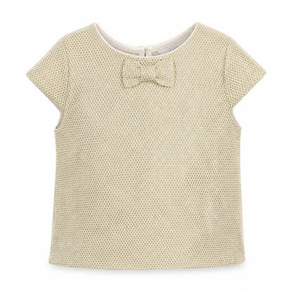 FG4 Girls Gold   Basic T-Shirt Size 2-3 Years