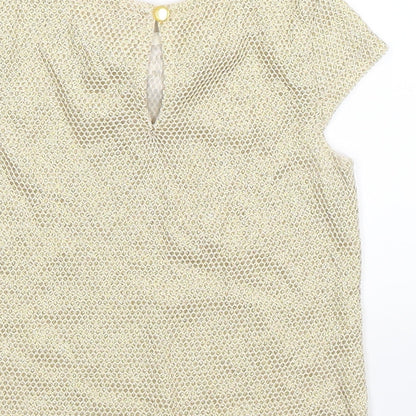 FG4 Girls Gold   Basic T-Shirt Size 2-3 Years