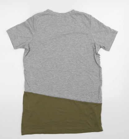 Womens UK Size 8 River Island Multicoloured Basic T-Shirt