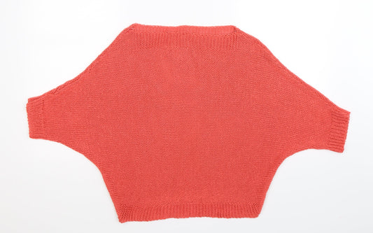 Preworn Womens Pink  Knit Pullover Jumper Size 12