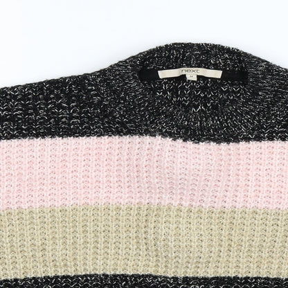 Next Womens Multicoloured  Knit Pullover Jumper Size M  - Oversized