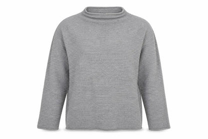 H&M Womens Grey  Knit Pullover Jumper Size M