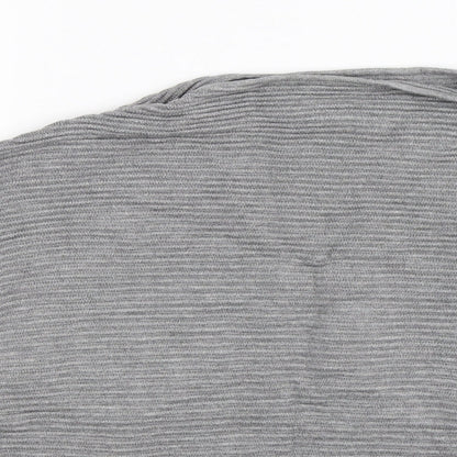 H&M Womens Grey  Knit Pullover Jumper Size M