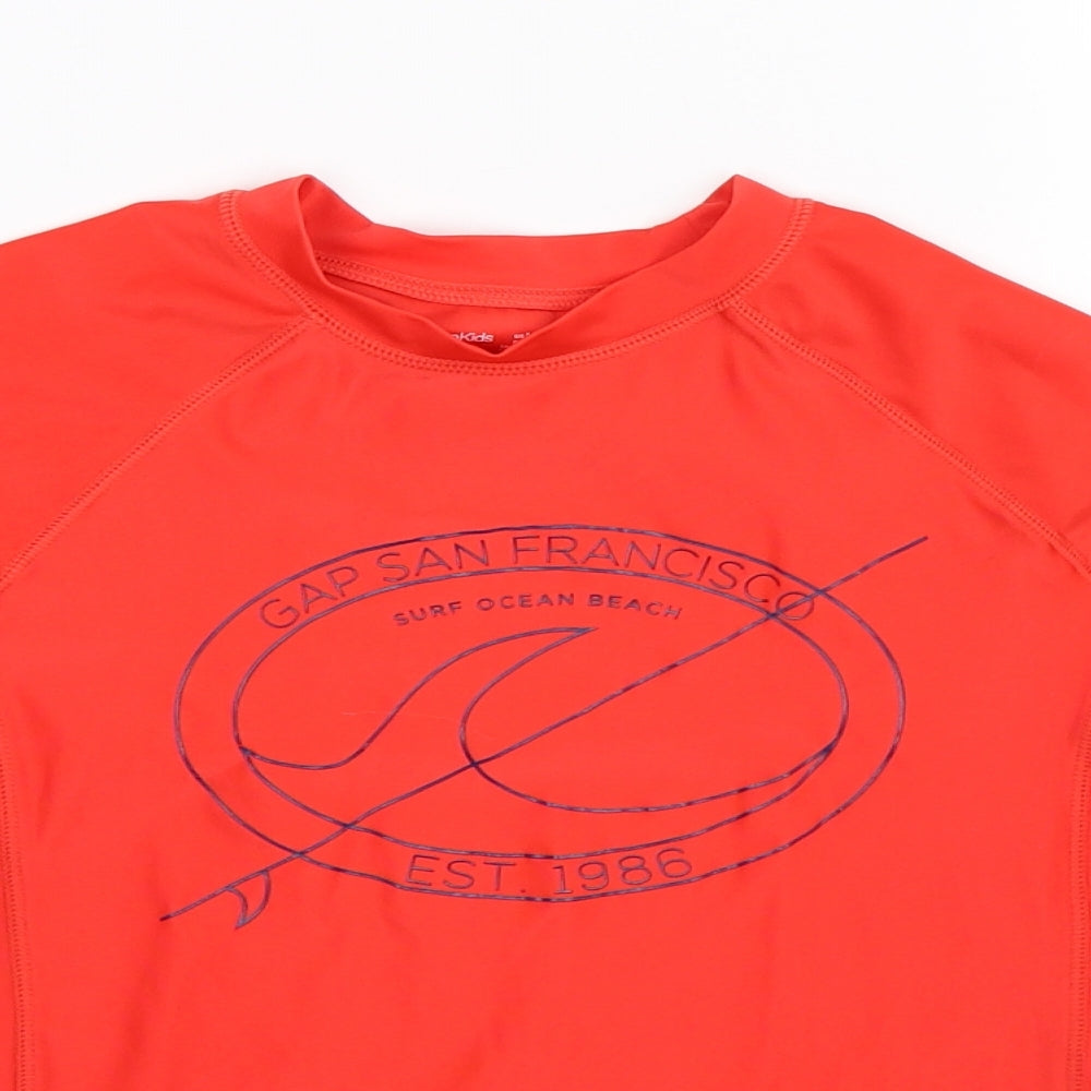Gap Boys Red   Jersey T-Shirt Size 8-9 Years