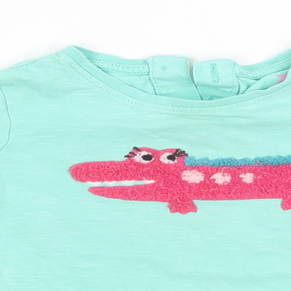 NEXT  Green   Basic T-Shirt Size 9-12 Months  - DInosaur