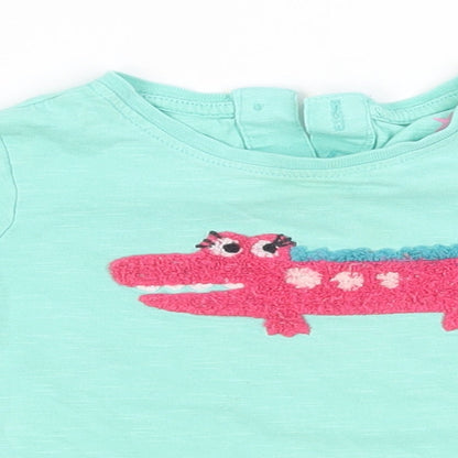 NEXT  Green   Basic T-Shirt Size 9-12 Months  - DInosaur