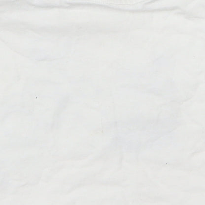 Marks and Spencer Boys White   Basic T-Shirt Size 0-3 Months  - Cars