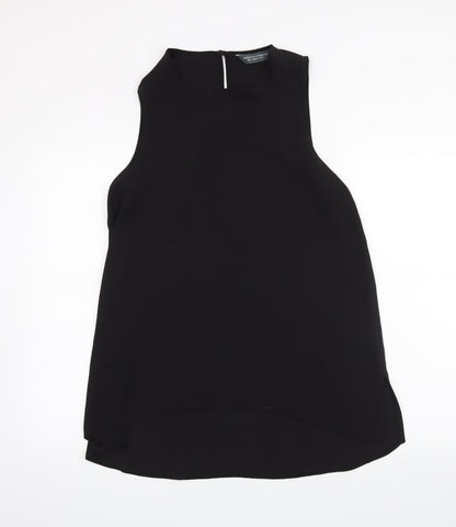 Womens UK Size 12 Dorothy Perkins Black Basic Tank