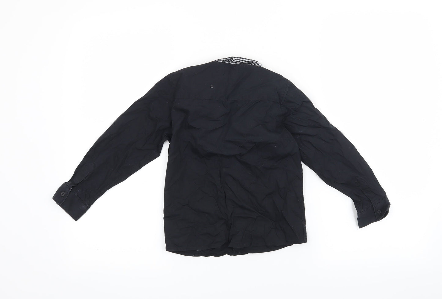 NEXT Boys Black   Basic Button-Up Size 4-5 Years