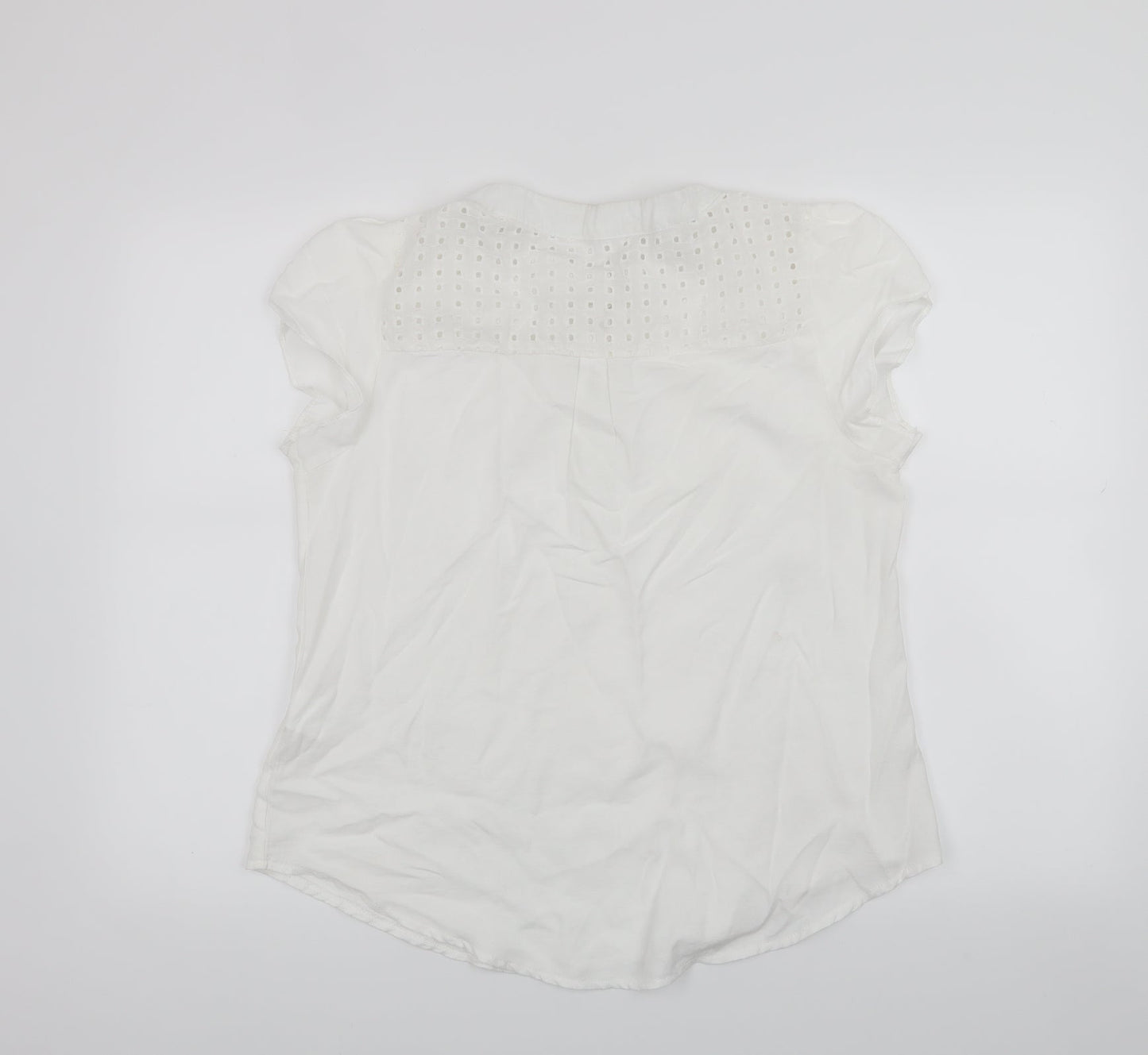 SheIn Womens White   Basic Blouse Size XL