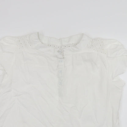 SheIn Womens White   Basic Blouse Size XL