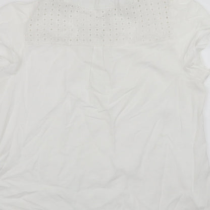 SheIn Womens White   Basic Blouse Size XL