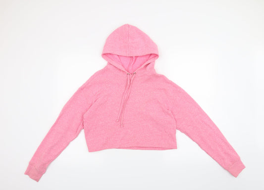 H&M Womens Pink   Pullover Hoodie Size S