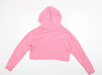 H&M Womens Pink   Pullover Hoodie Size S