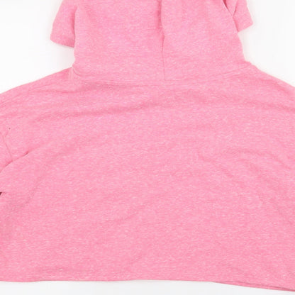 H&M Womens Pink   Pullover Hoodie Size S