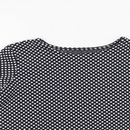 St Bernard Girls Blue Polka Dot  Basic T-Shirt Size 9 Years