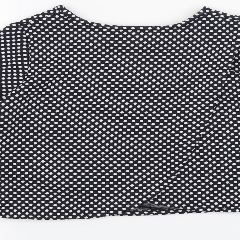 St Bernard Girls Blue Polka Dot  Basic T-Shirt Size 9 Years