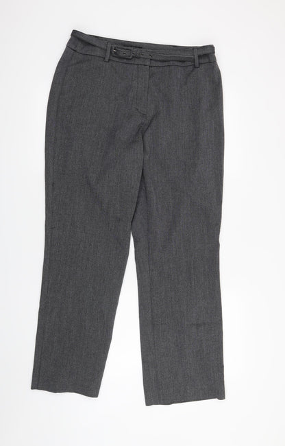 Debenhams Womens Grey   Trousers  Size 14 L28 in