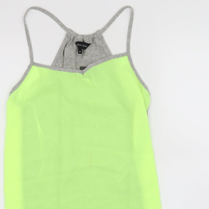 Womens UK Size 6 New Look Grey Basic Tank