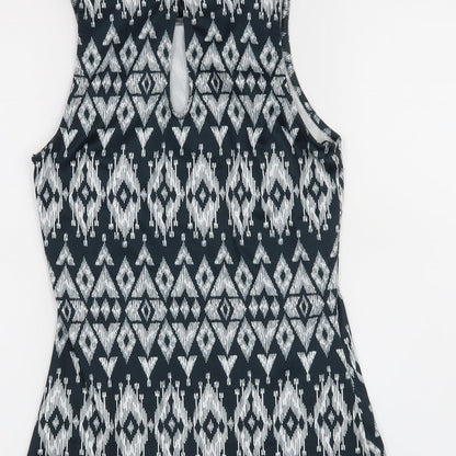 Womens UK Size 6 Atmosphere Black Basic Tank