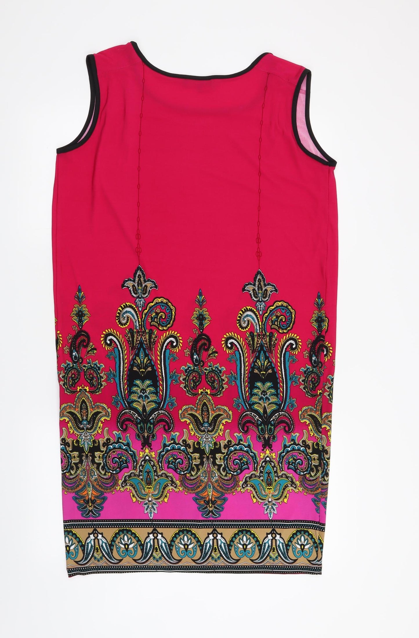 print fusion Womens Pink Paisley  A-Line  Size S