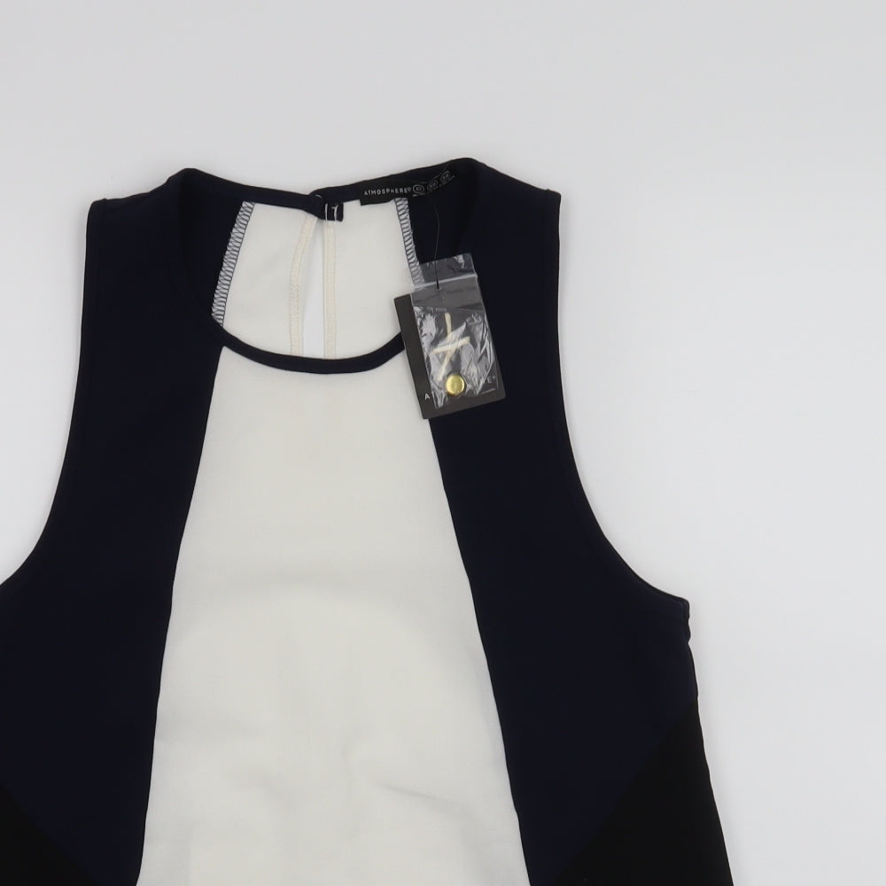 Atmosphere Womens White   Basic Blouse Size 8