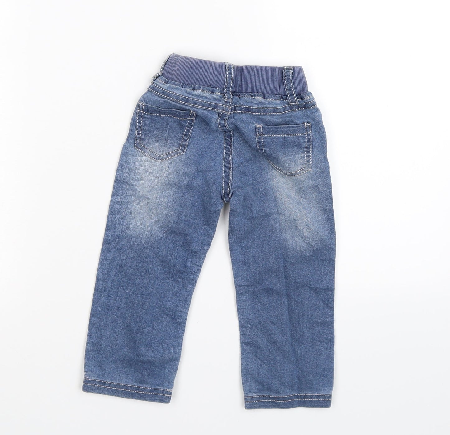 baby charlie Boys Blue  Denim Jogger Jeans Size 6-9 Months