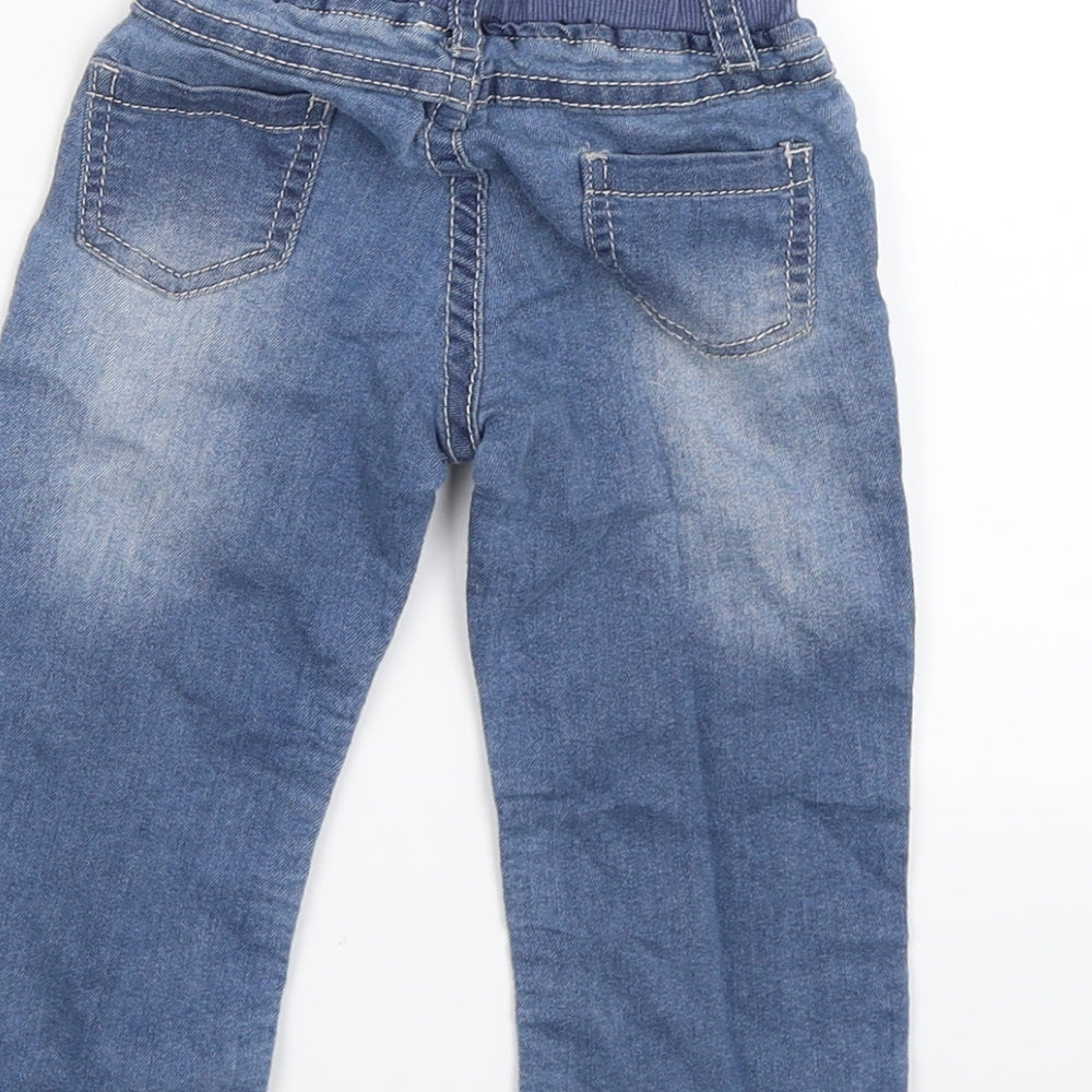 baby charlie Boys Blue  Denim Jogger Jeans Size 6-9 Months