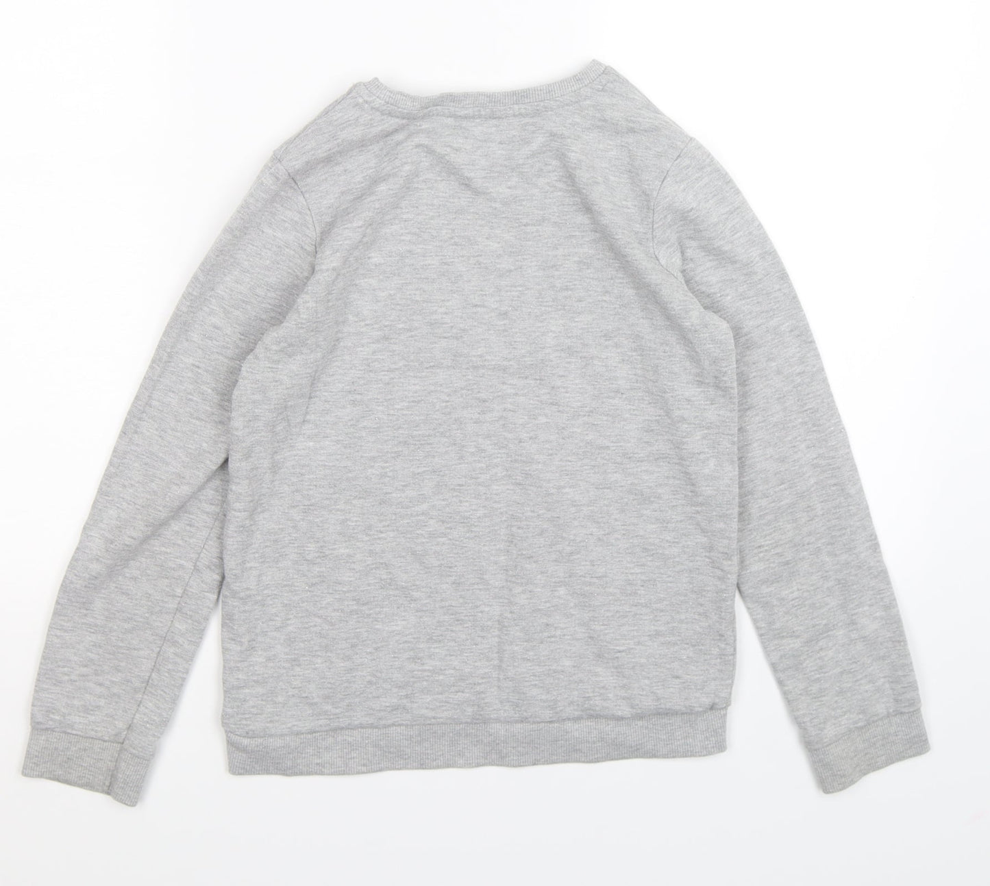 George Girls Grey  Jersey Pullover Sweatshirt Size 10-11 Years  - Todays outfit