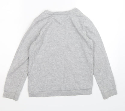 George Girls Grey  Jersey Pullover Sweatshirt Size 10-11 Years  - Todays outfit