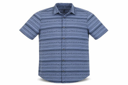 Mens UK Size L New Look Blue  Button-Up Short Sleeve Casual Shirt