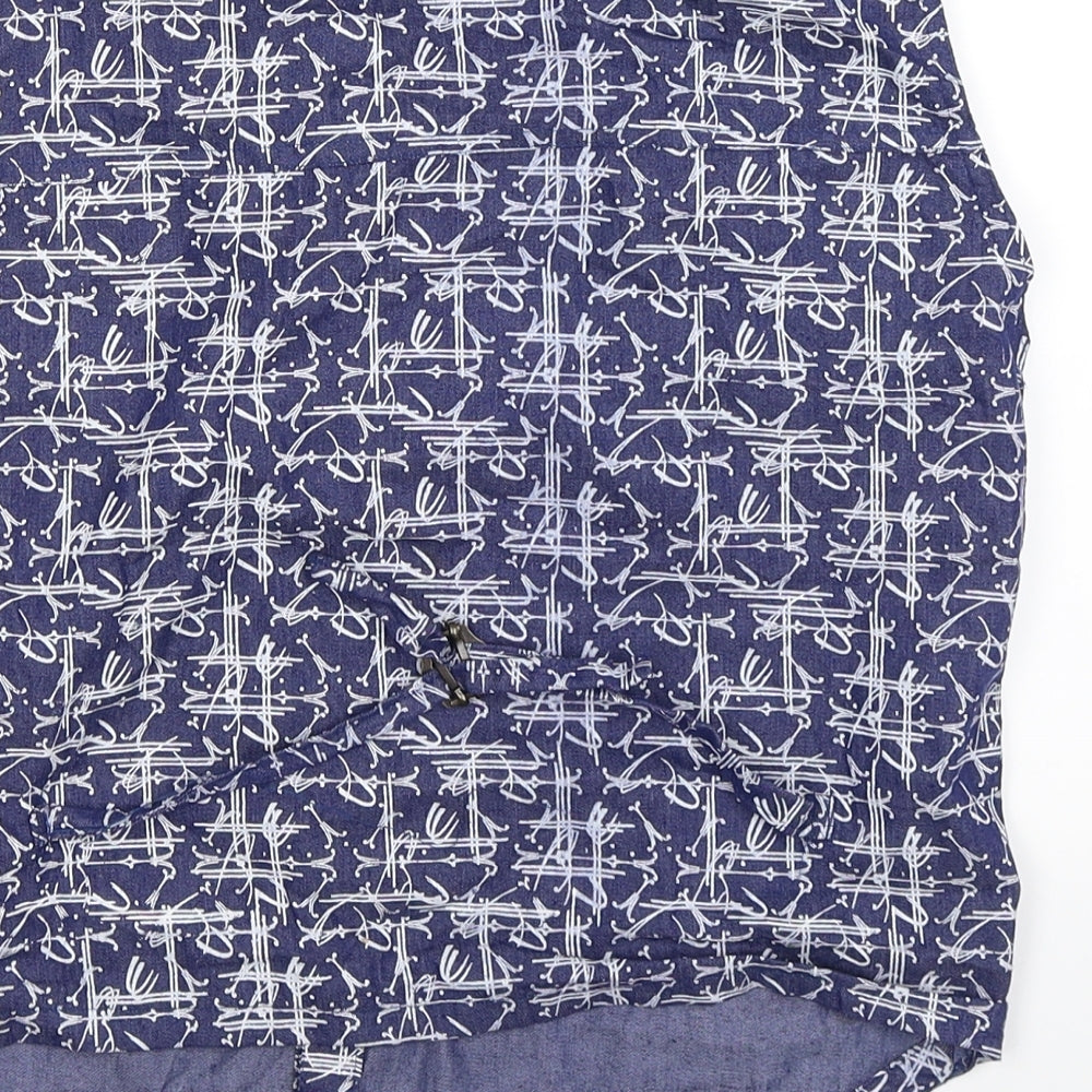 Bonobo Boys Blue Floral Denim Vest Jumper Size 2XL  - waistcoat