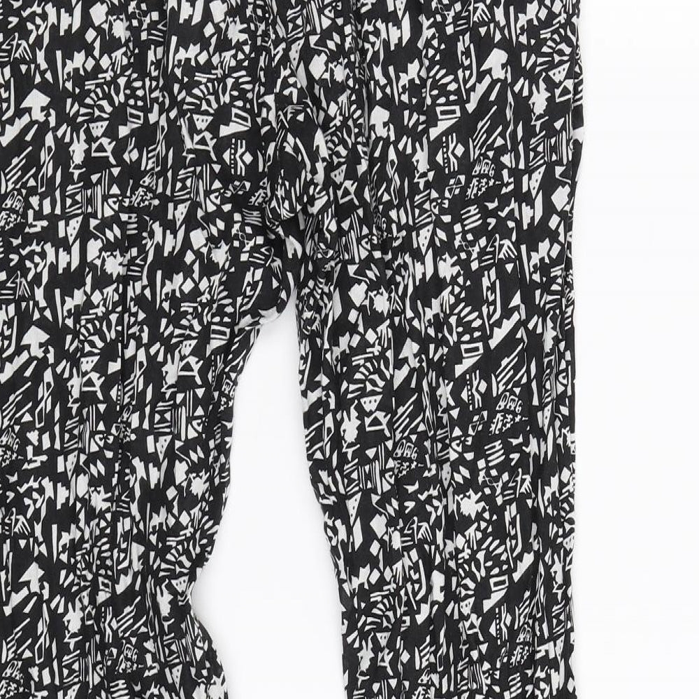 Womens UK Size 6 Atmosphere Regular Fit Jogger Black Trousers