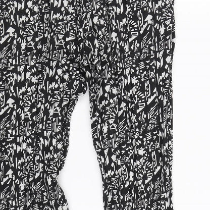 Womens UK Size 6 Atmosphere Regular Fit Jogger Black Trousers
