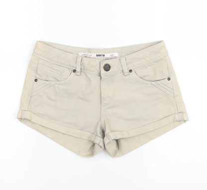 Topshop Womens Grey   Hot Pants Shorts Size 6