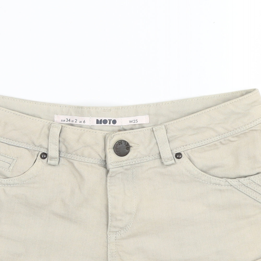 Topshop Womens Grey   Hot Pants Shorts Size 6