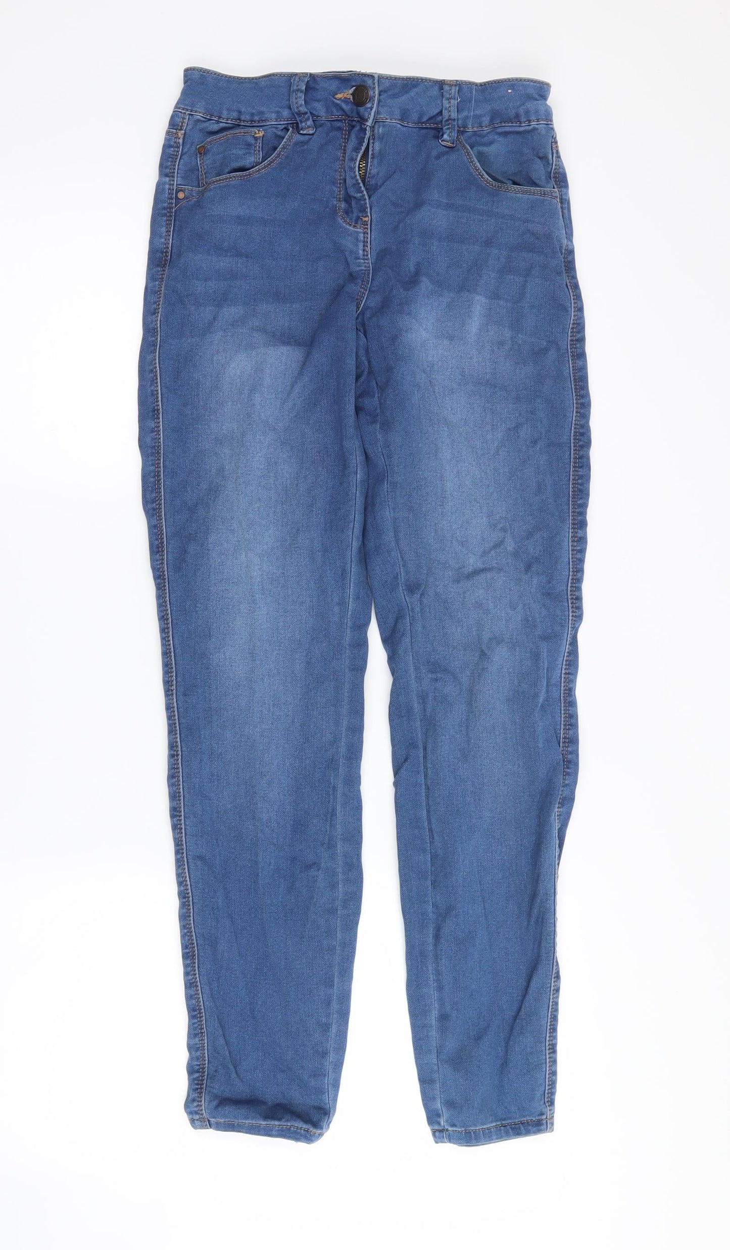 Premium Denim Company Womens Blue  Denim Skinny Jeans Size 8