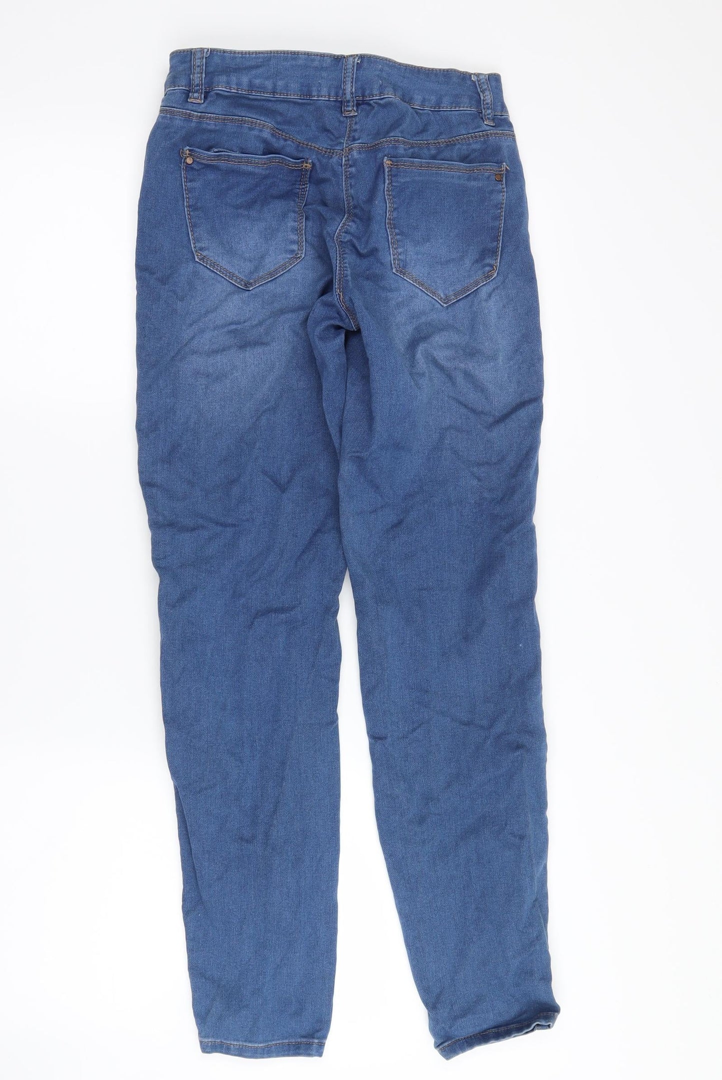 Premium Denim Company Womens Blue  Denim Skinny Jeans Size 8