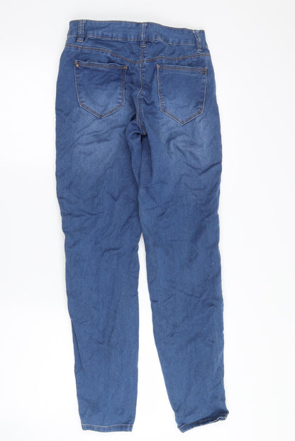 Premium Denim Company Womens Blue  Denim Skinny Jeans Size 8