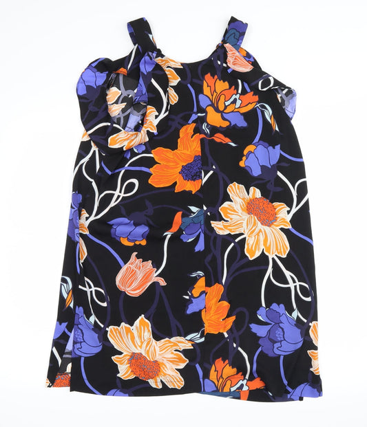 Womens UK Size 14 Dorothy Perkins Black Basic Tank