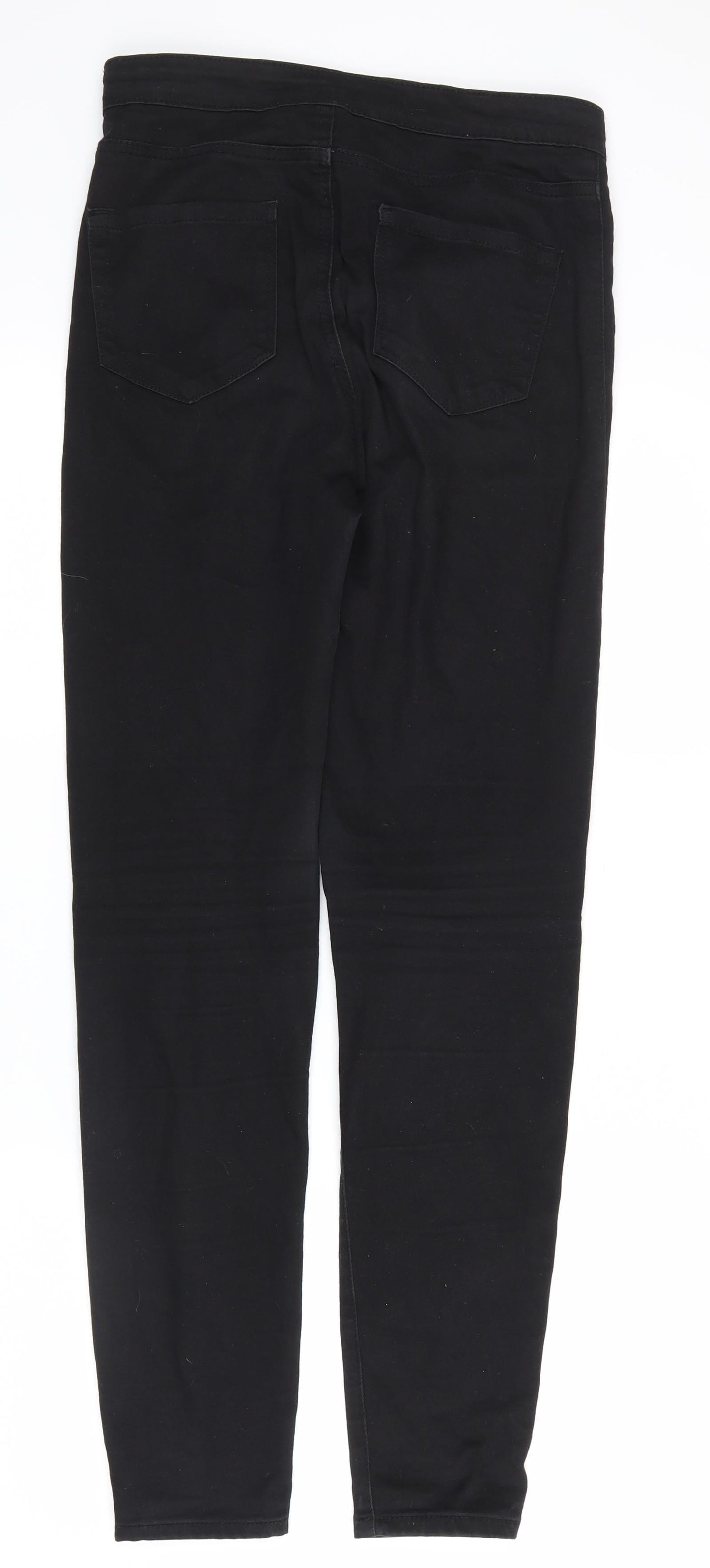 DENIM CO Womens Black  Denim Straight Jeans Size 10