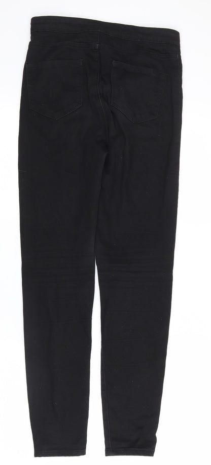 DENIM CO Womens Black  Denim Straight Jeans Size 10