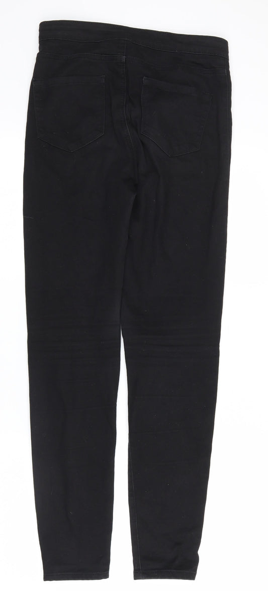 DENIM CO Womens Black  Denim Straight Jeans Size 10